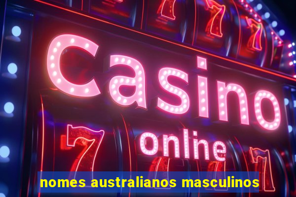 nomes australianos masculinos